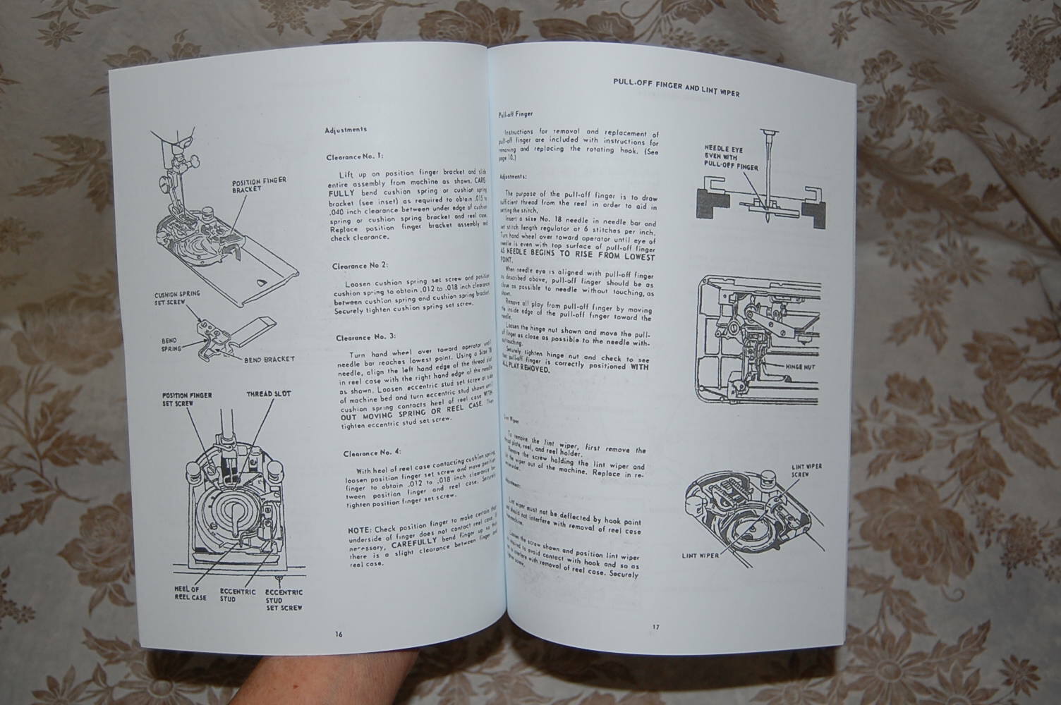 Professional Full Edition Service Manual for Singer 600 and 603 Sewing Machines.