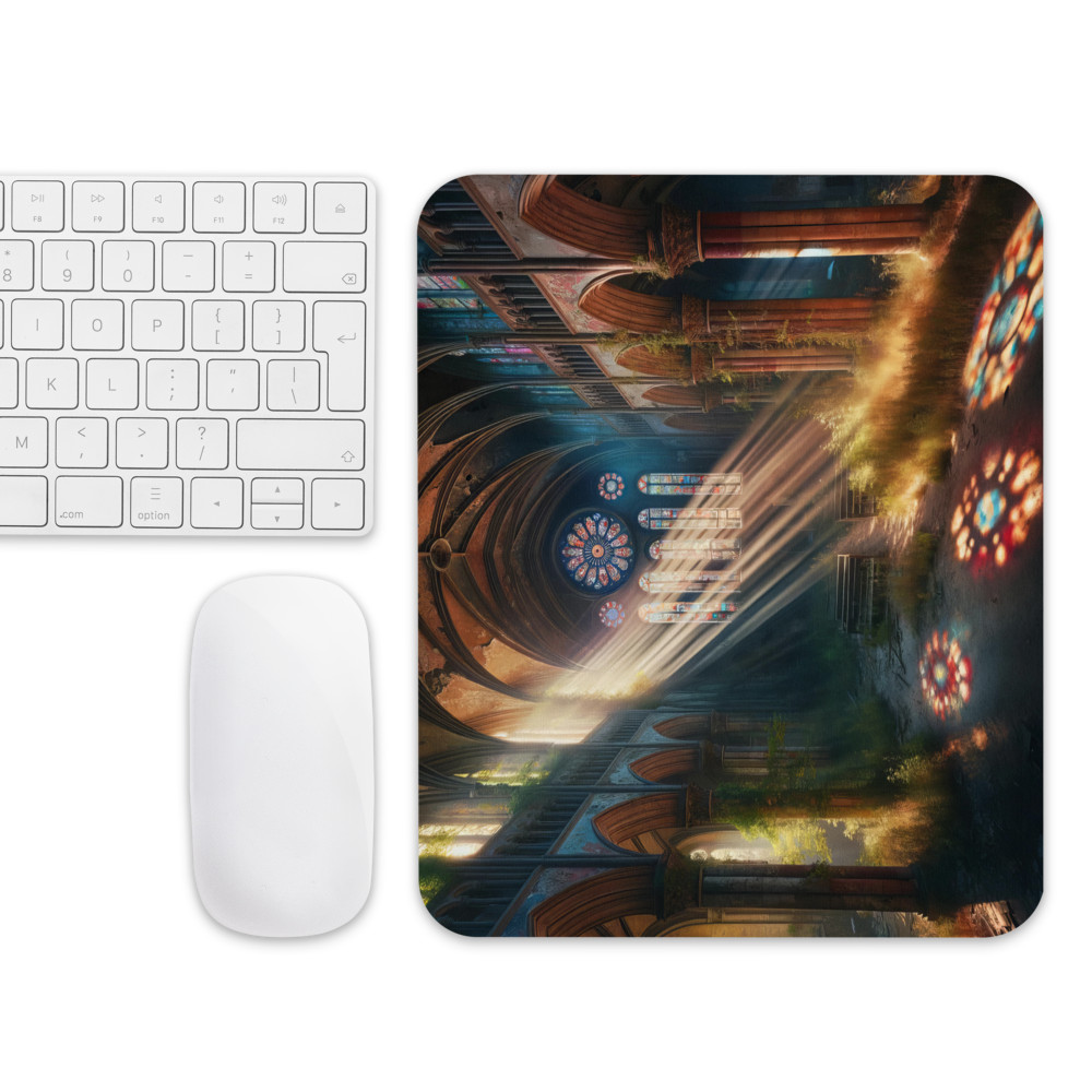 Lost Place Church Mouse Pad