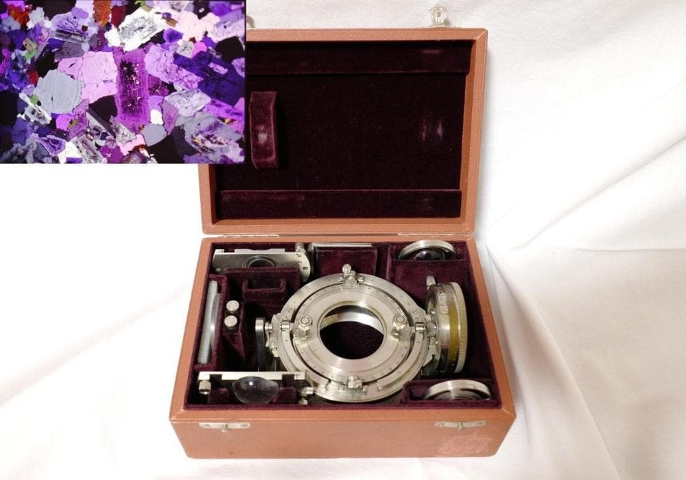 microscope antique Microscope Accessory No. 14 "Leitz Universal Stage UT4" USED