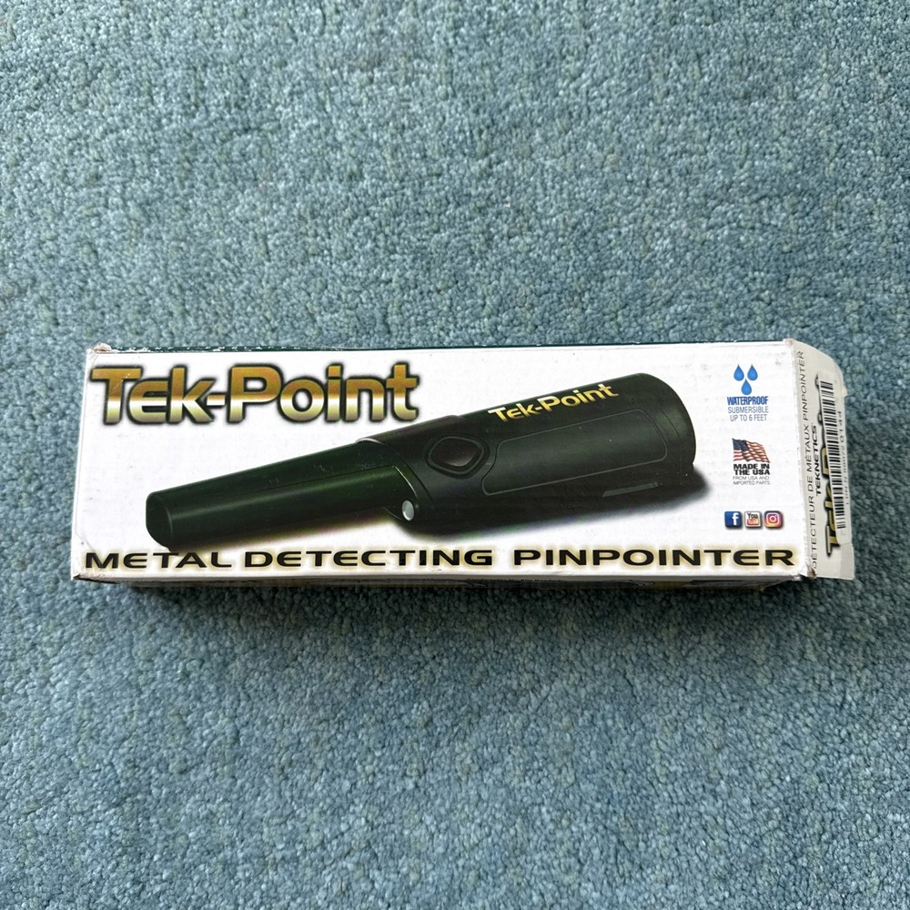 Teknetics Tek-Point pulse induction waterproof pinpointer Metal Detector gold