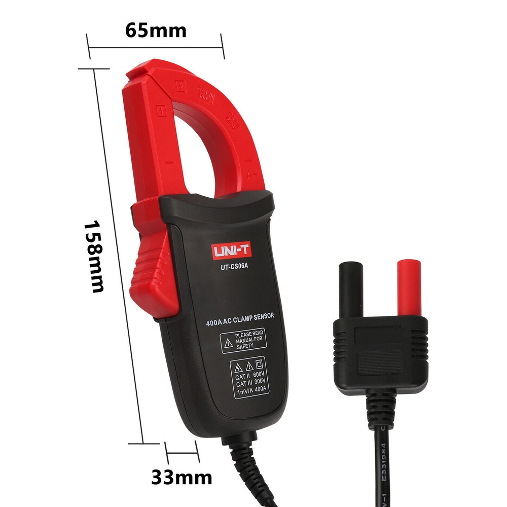 UNI-T UT117C Bluetooth Digital Multimeter True RMS UTCS06A 400A Current Clamp