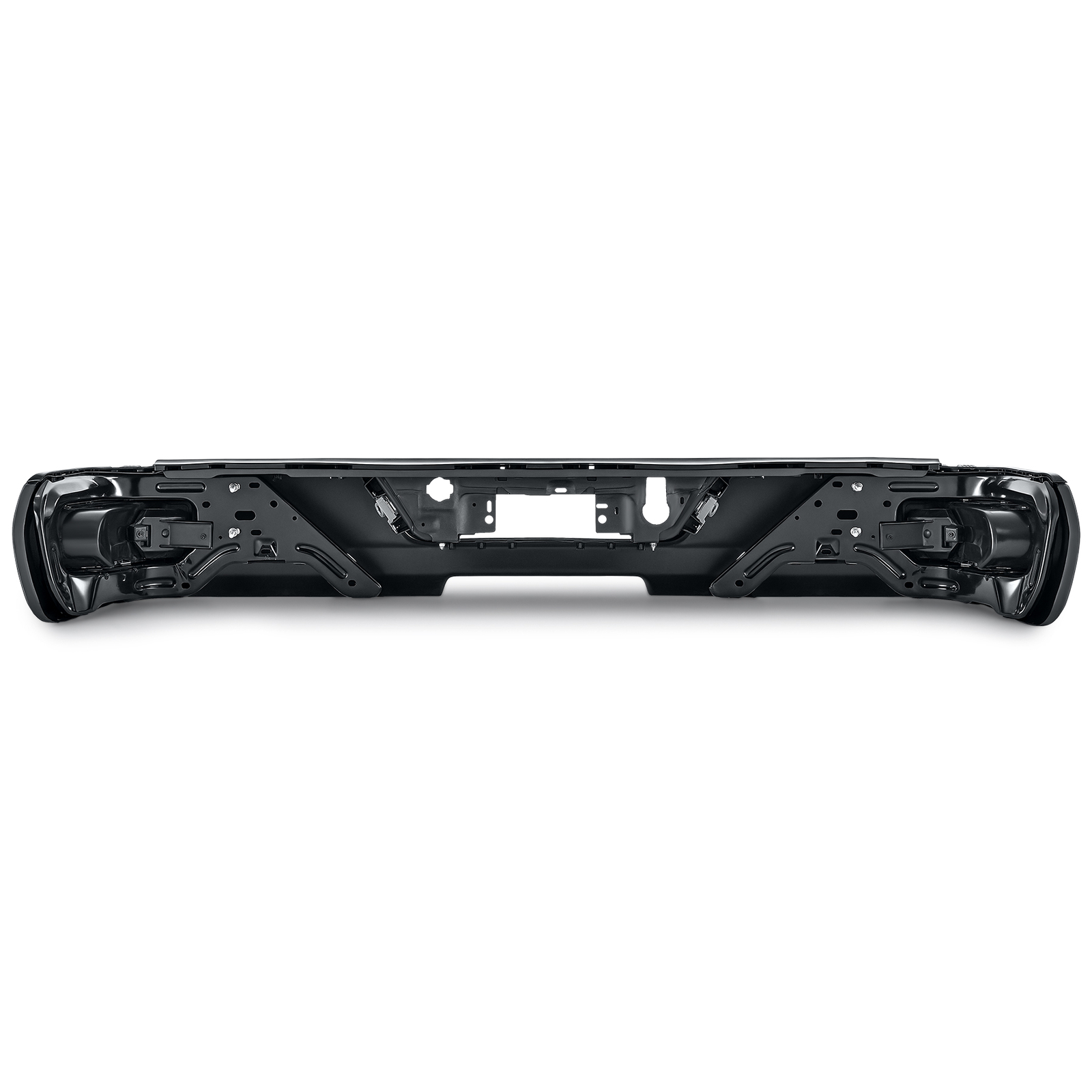 For 2019-2024 Chevy Silverado 1500 GMC Sierra Rear Bumper Assembly Black Steel