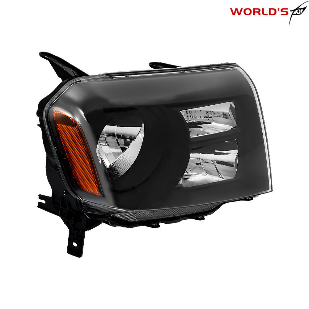 Left+Right Halogen For 2012-2015 Honda Pilot Headlights Assembly Black Housing
