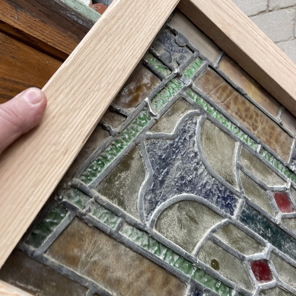 SG4565 Antique Stainglass Window 16 x 23