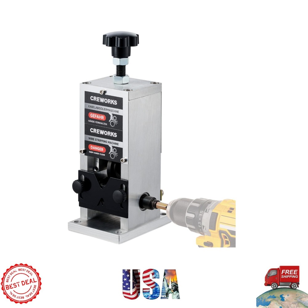 Manual Wire Stripping Machine - 1.5-25mm Copper Cable Stripper for DIY Projects