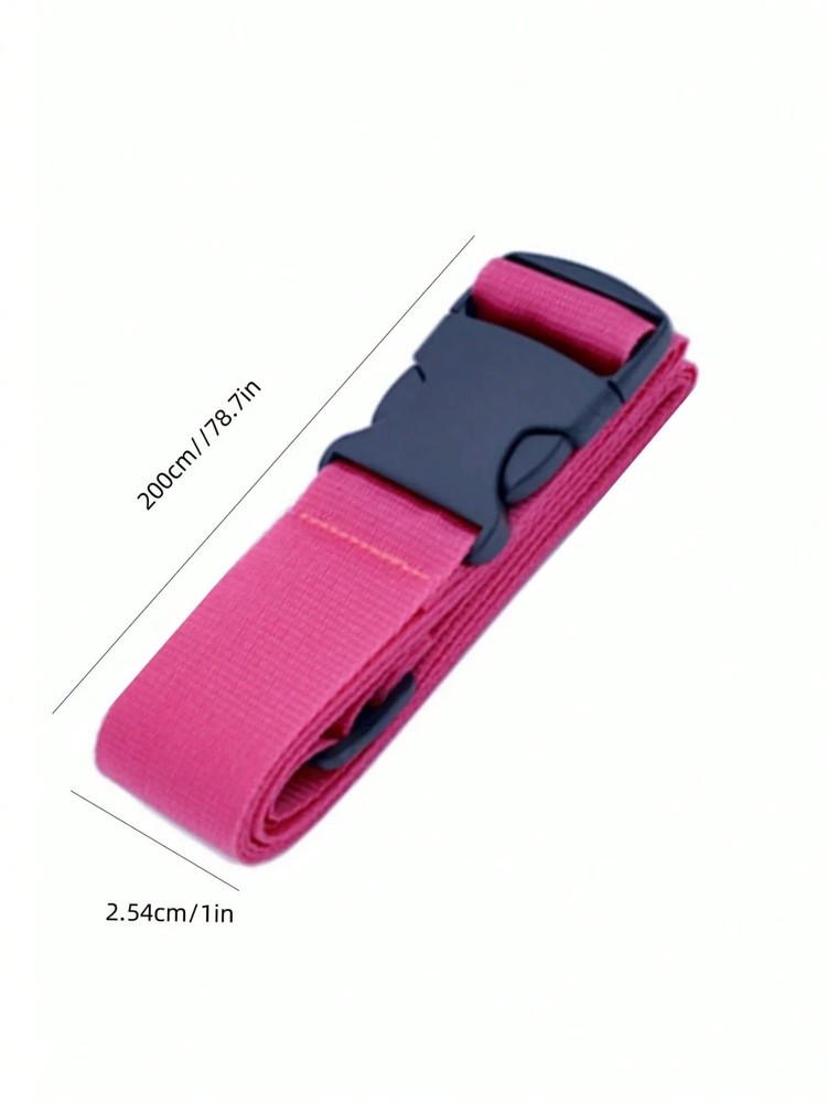 1PC Adjustable Heavy-Duty Luggage Strap Secure Quick-Release Buckle – Durable
