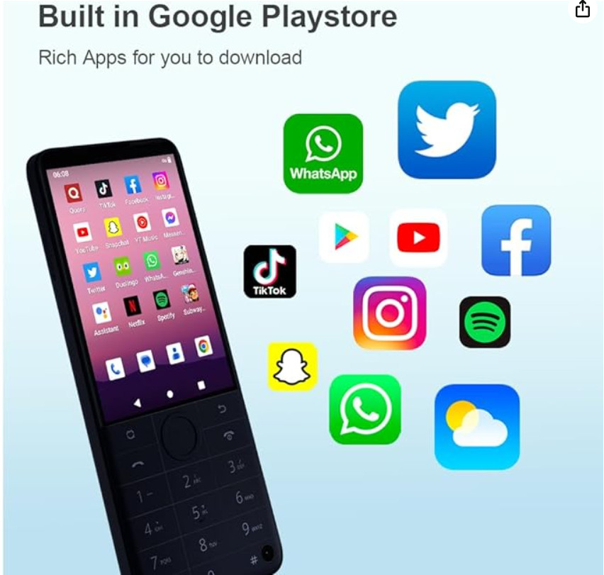 Qin F22 Pro - GOOGLE version. 8 MP Camera - 64GB -
