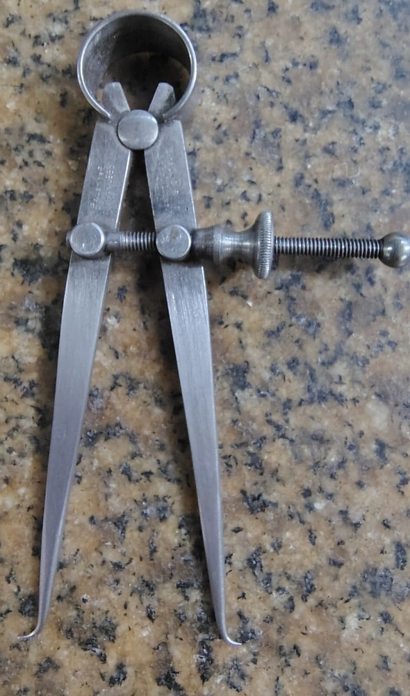 🗽 VINTAGE MINI STARRETT 4" ID CALIPER