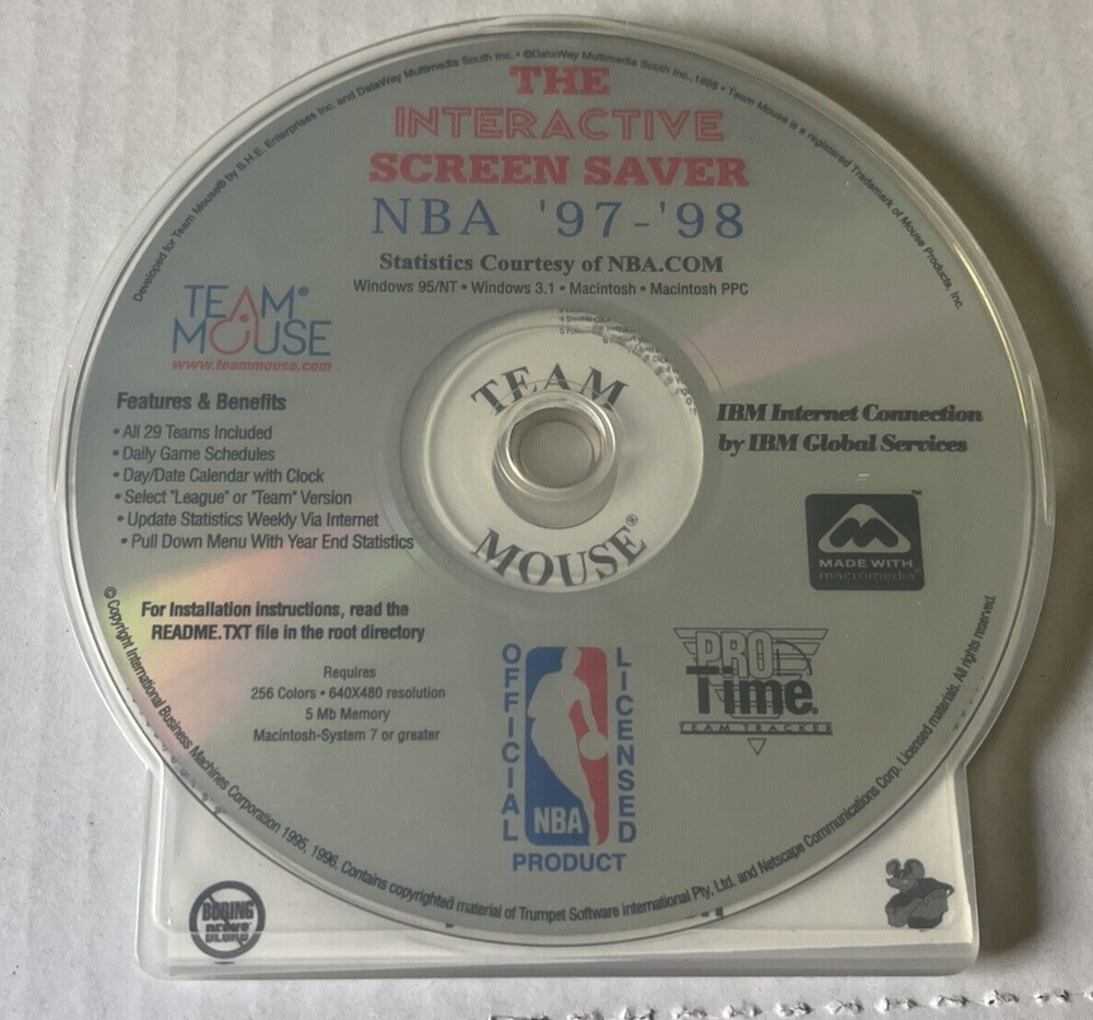 The Interactive Screen Saver NBA '97 - '98