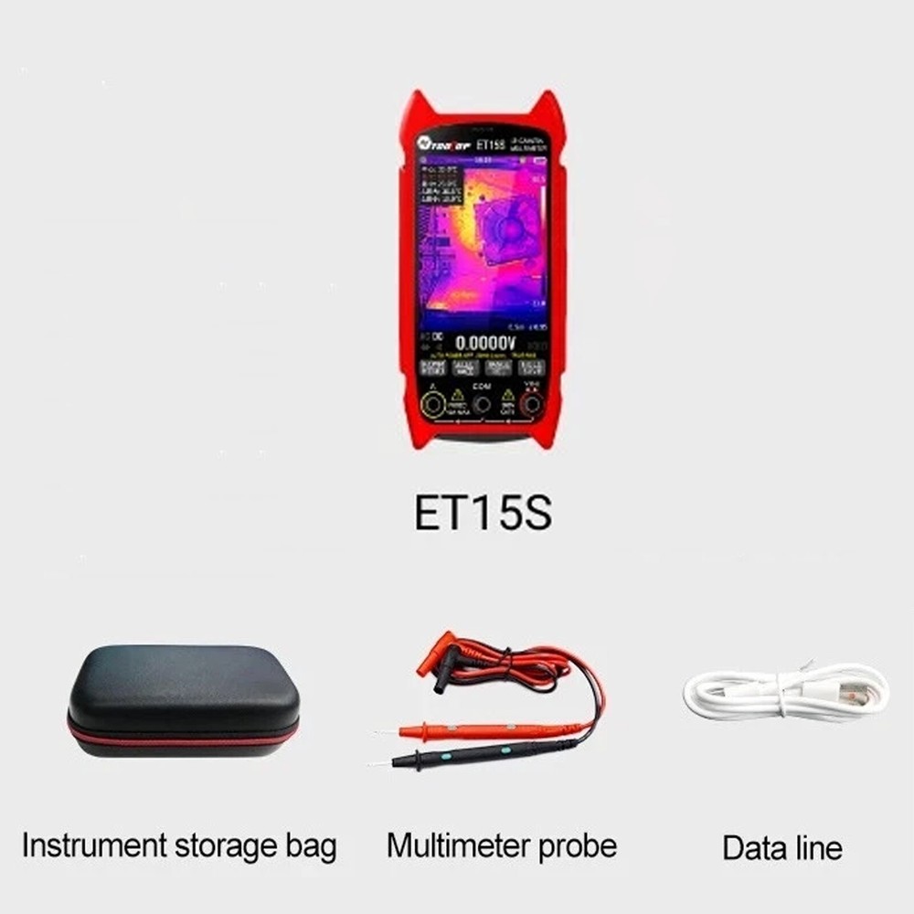 USB PC 2ISp Thermal Imager IR Camera Multimeter 256*192 3.5Inch Screen Voltmeter