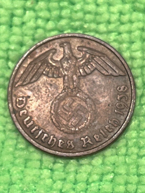 Germany - 2 Reichspfennig 1938 D - WWII Coin