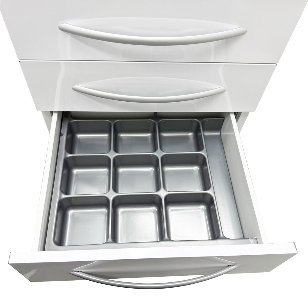 17.7"*15.7" Versatile ABS-Structured Office Side Cabinet Home Side Cabinet wit