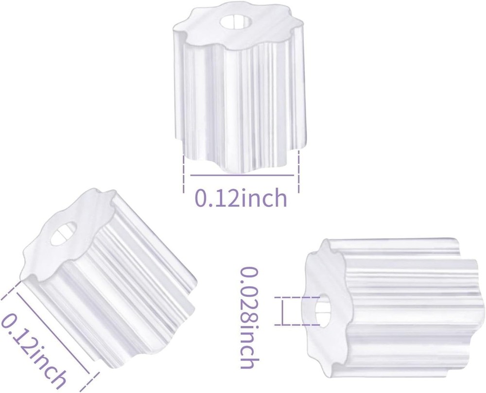 200PCS Clear Silicone Replacement Earring Backs for Stud and Fishhook Earrings