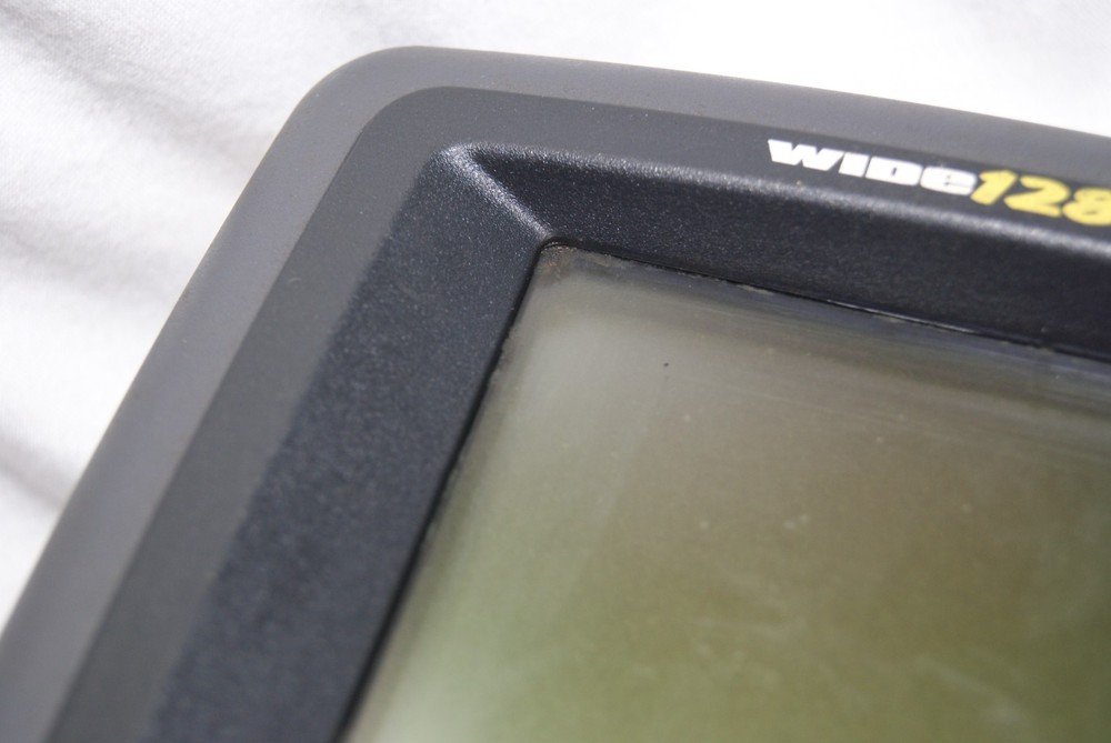 Hummingbird Wide 128 Portable Fish Depth Finder Untested Head Unit Only