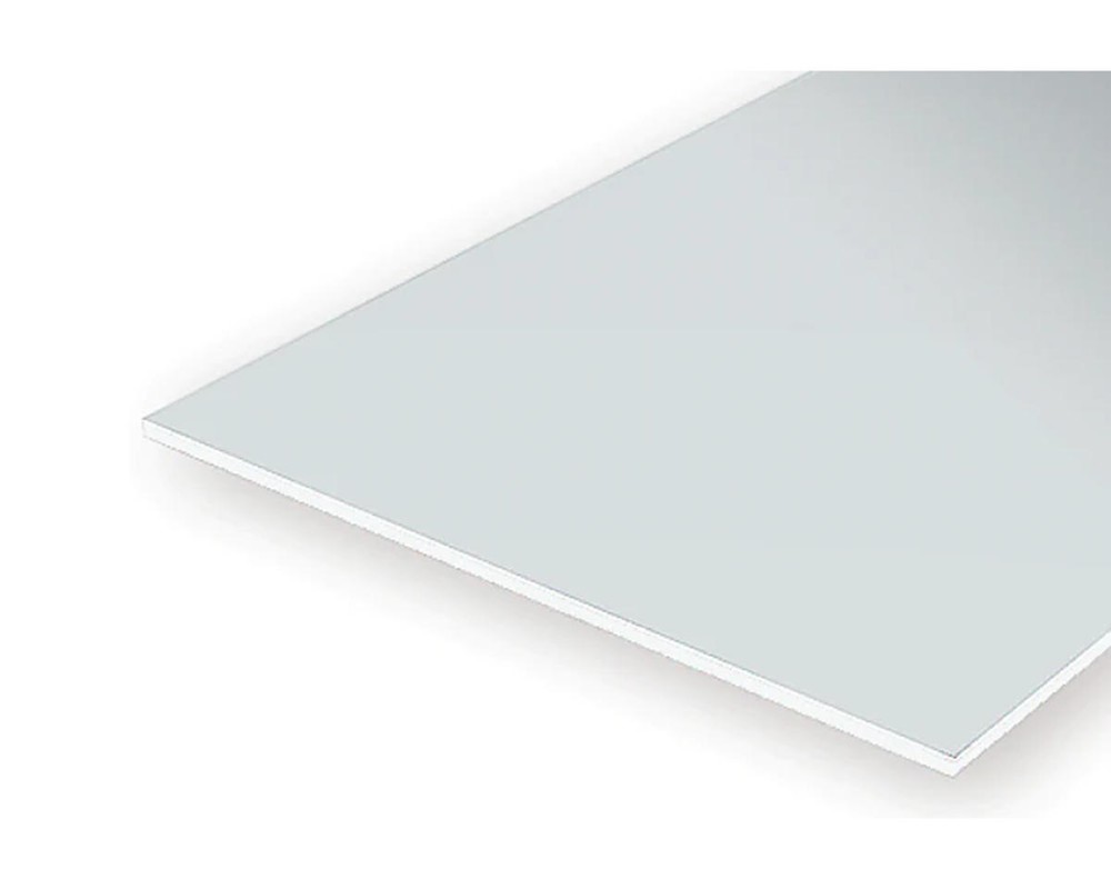 Evergreen Scale Models Polystyrene Plain White Sheets (4) (12x24x0.06")
