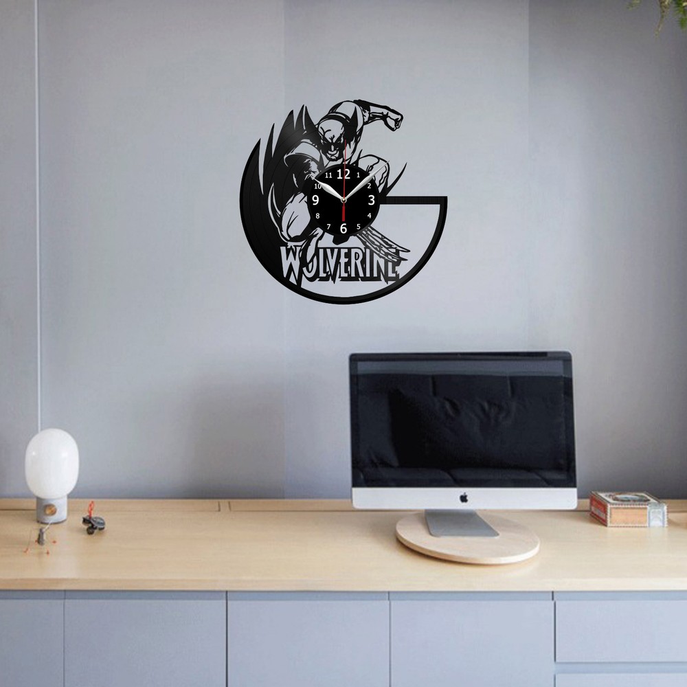 Wolverine X Men Comics Vinyl Record Wall Clock Decor Handmade 1594