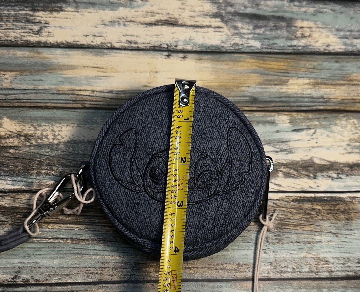 NEW Loungefly Disney Coin Purse Wristlet •Lilo & Stitch • Denim