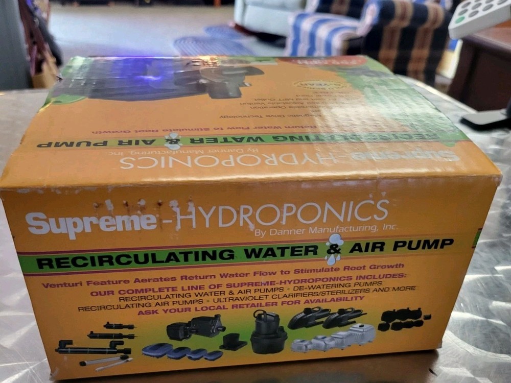 Supreme Hydroponics Recirculating Water & Air Pump