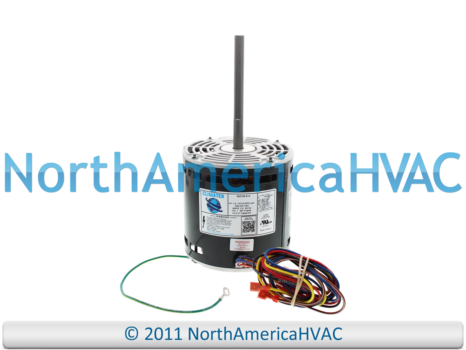 ClimaTek Furnace Blower Motor Fits Goodman Amana Janitrol 0131M00750 0131M00750M