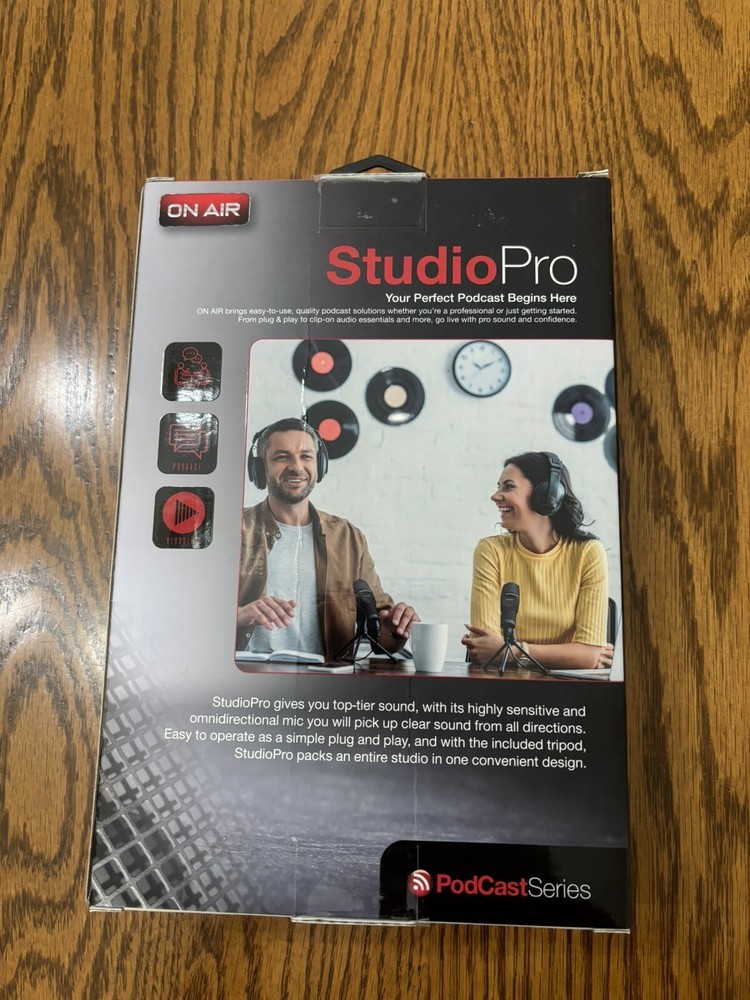 On Air Studio Pro Desktop Condenser Microphone