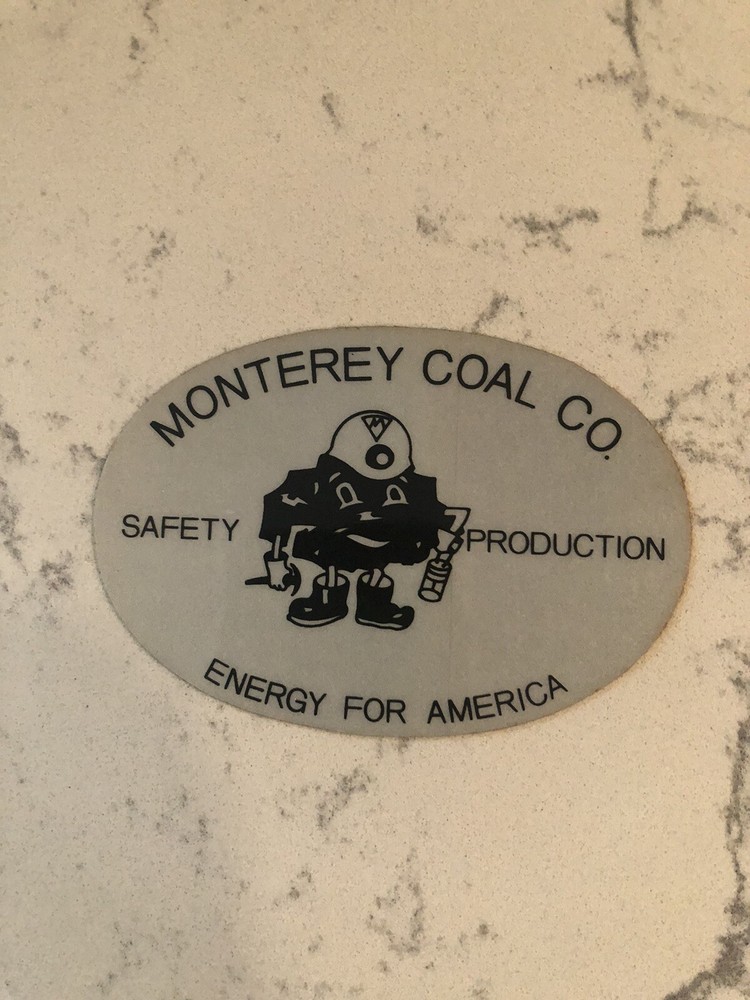 coal mining stickers nice older coal company