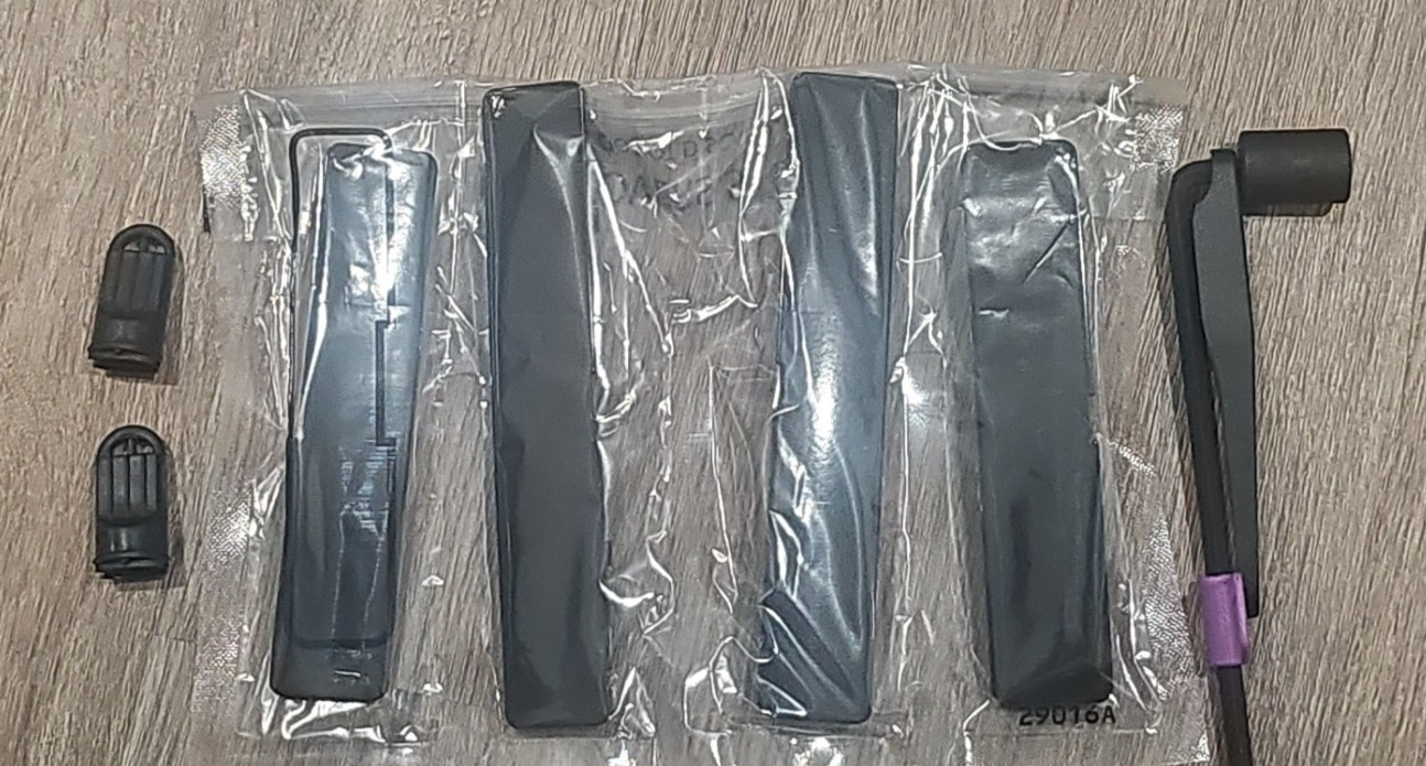 2019-2025 TOYOTA RAV4 Roof Side Garnish Lid Cap with tool COVER SET BLACK OEM