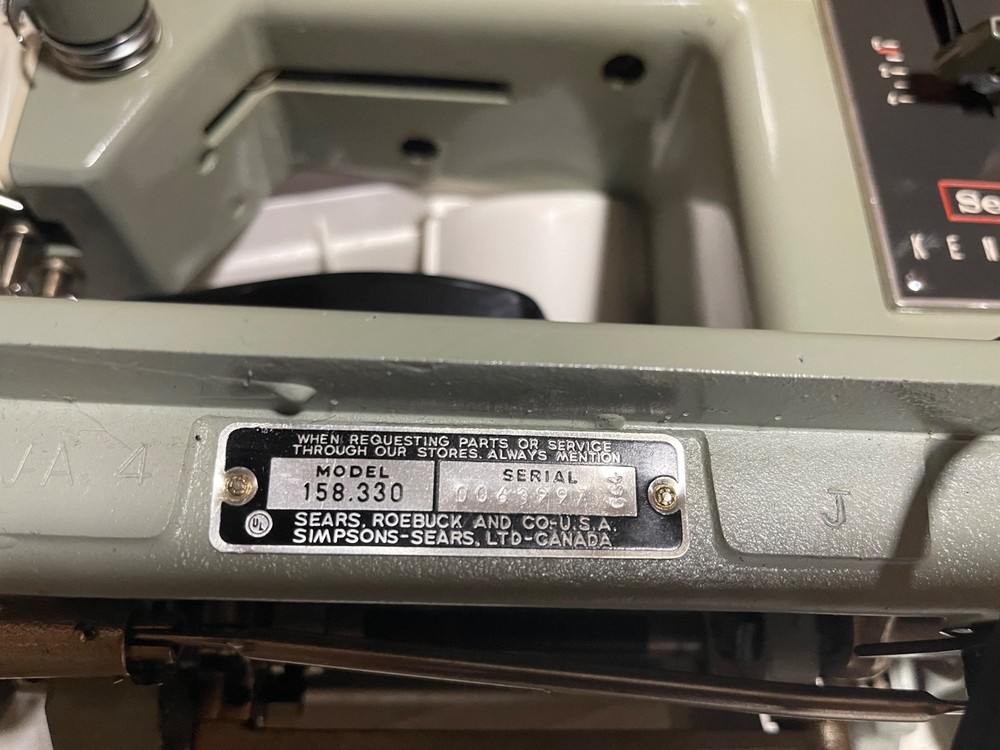 sears kenmore sewing machine