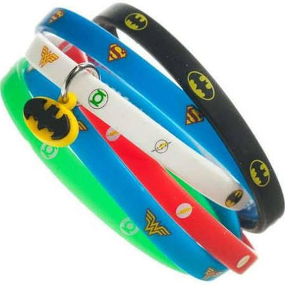 DC Comics Skinny Assorted Rubber Wristbands