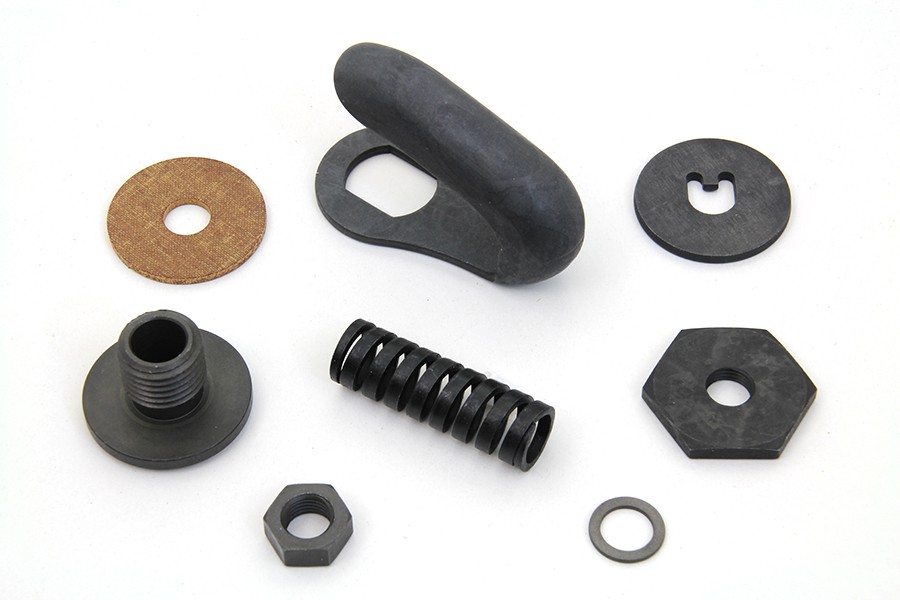 Steering Damper Kit Upper Parkerized for Harley-Davidson