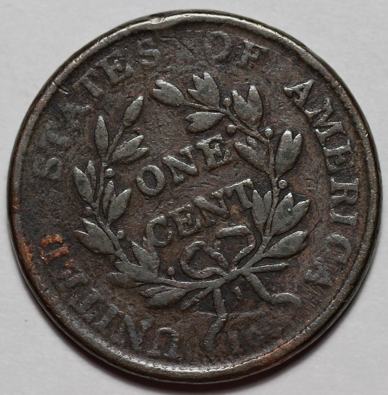 1802 Draped Bust Large Cent - Elephant Trunk - US 1c Copper Coin