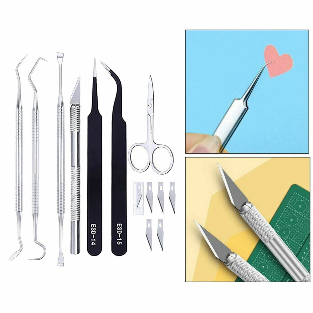 7pc Craft Weeding Tools for Vinyl Set Basic Vinyl Craft Paper Craft Tool Kit Bag