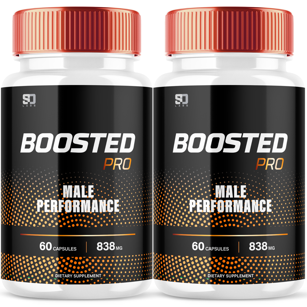 (2 Pack) Boosted Pro Male Performance Capsules, Boosted Pro Men (120 Capsules)