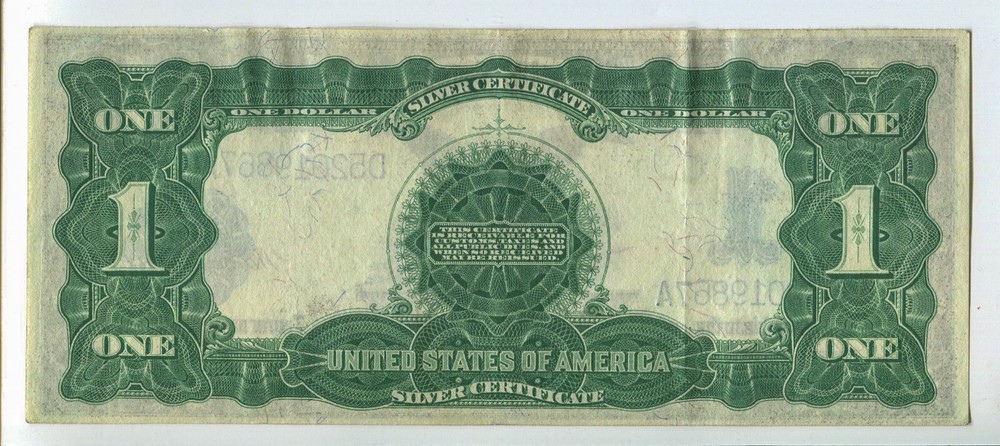 1899 Black Eagle Large Size $1 Silver Certificate Banknote LG251