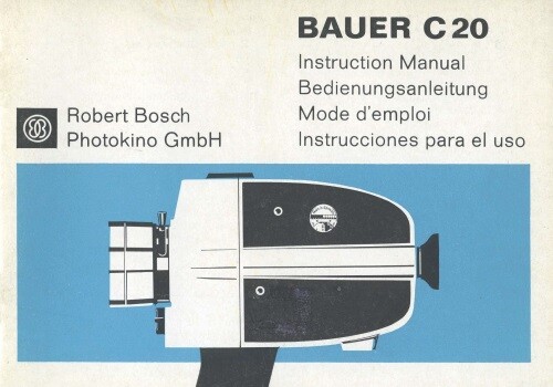 Bauer C 20 Instruction Manual multi-language
