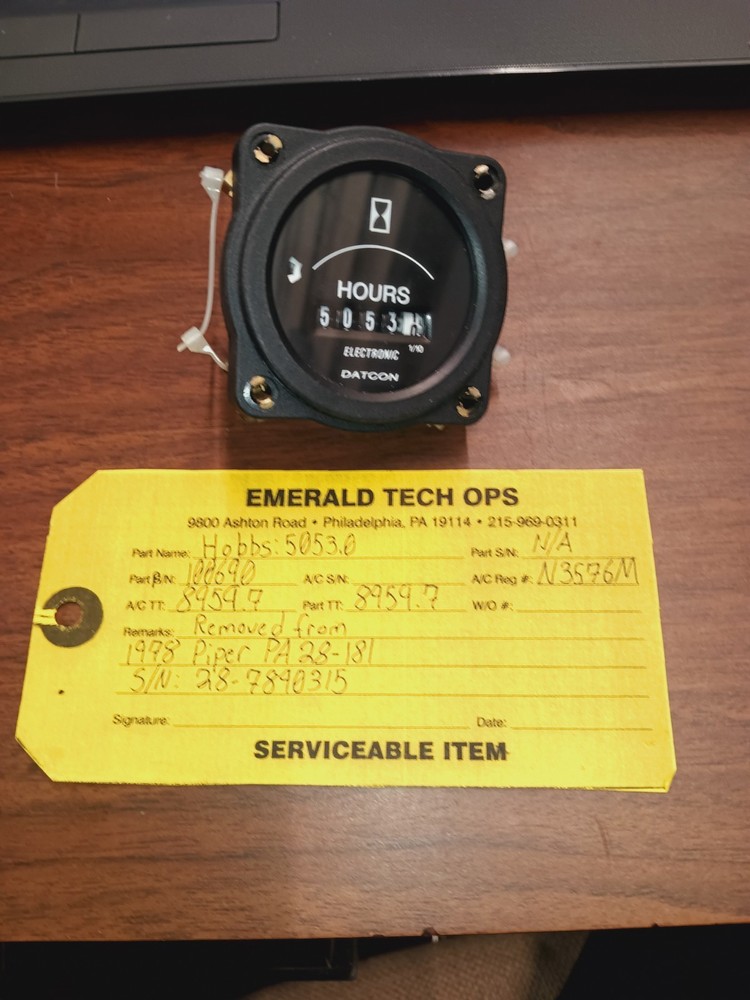 DATCON INSTRUMENTS 100690 HOBBS (HOURS: 5053.0)