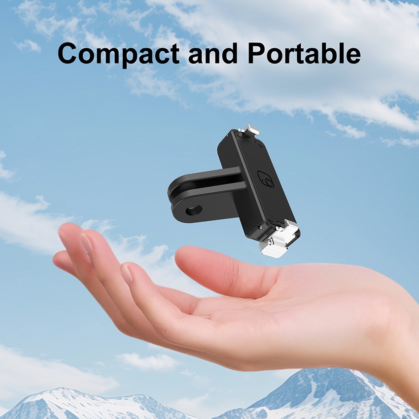 Action Camera Mount Bracket Magnetic Quick-Release Base for Insta360 GO Ultra