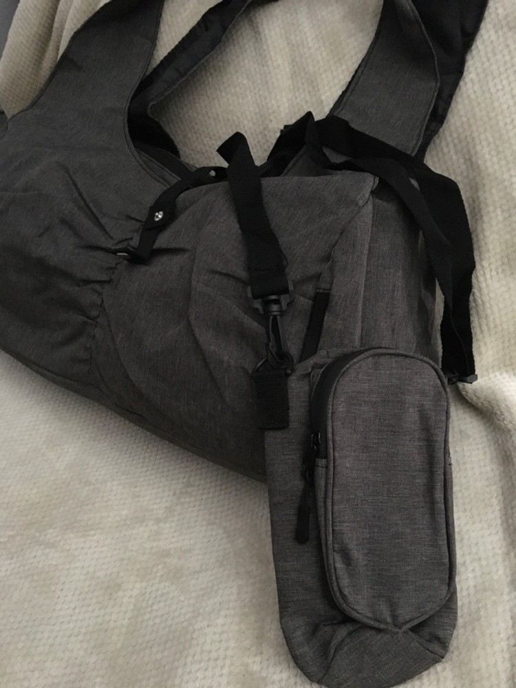 Dark grey 2 piece Gym bag