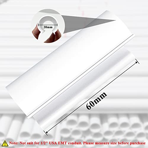 32PCS White Clamp for 1/2 Inch Greenhouses PVC Pipe, Row Covers, Shelters,