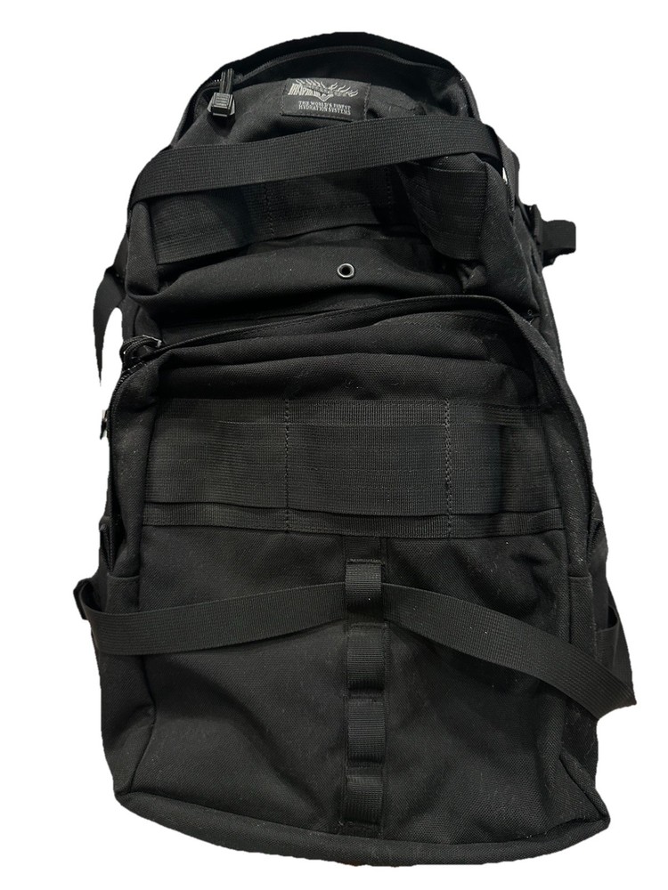 Hydrastorm Black Tactical Carrier Backpack With Camelbak Maximum Hydration Pack