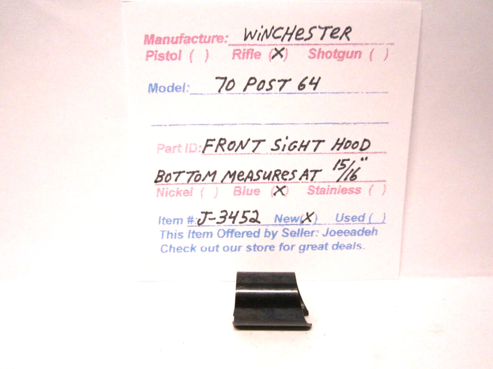 WIN. MODEL 70 POST 64  (FRONT SIGHT HOOD) (ITEM # J-3452)