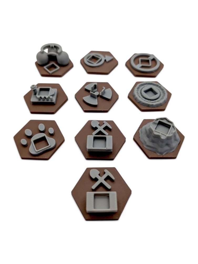 Terraforming Mars 3D Tiles Upgrade Pack – Board Game Accessories