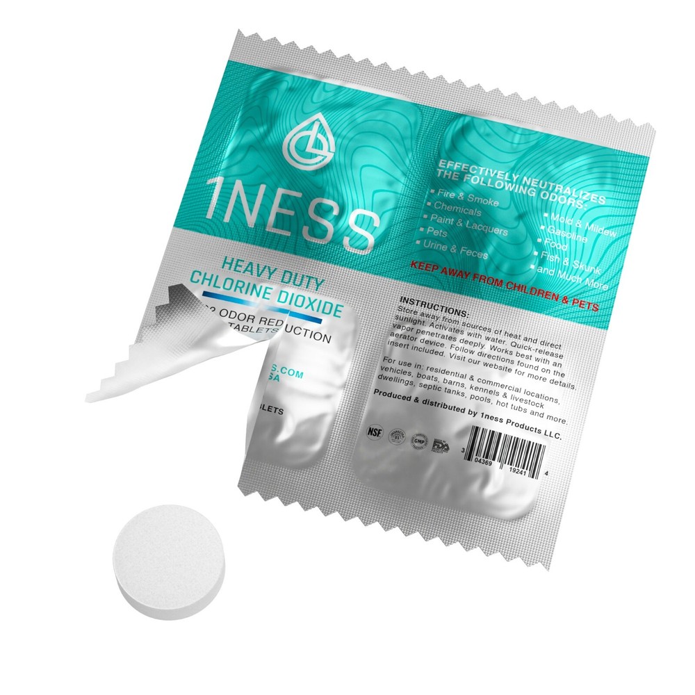 1ness Heavy Duty Odor Eliminator Tablets (8pk)