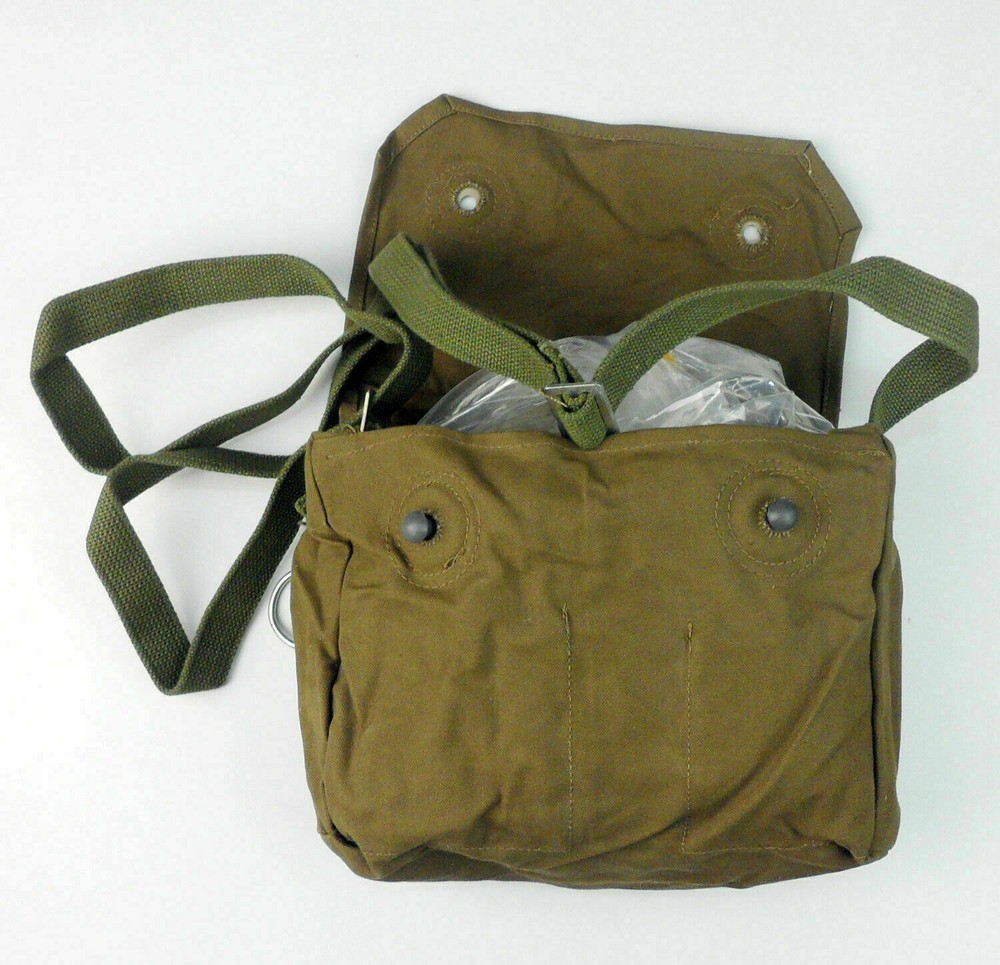 Surplus Chinese Type 65 gas mask with pouch