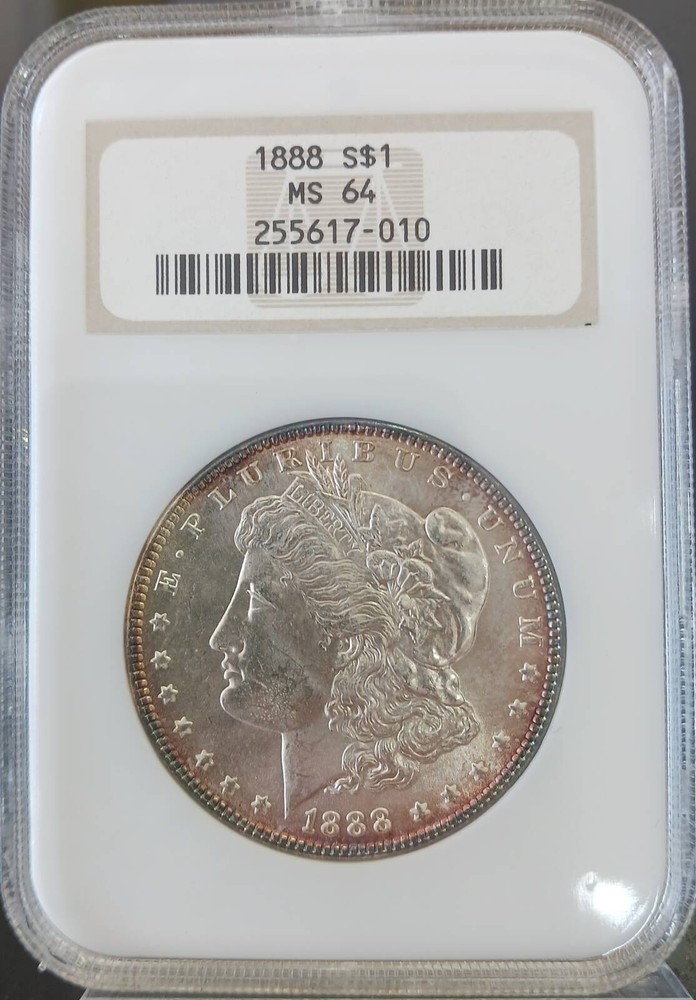 1888 Morgan Silver Dollar NGC MS-64