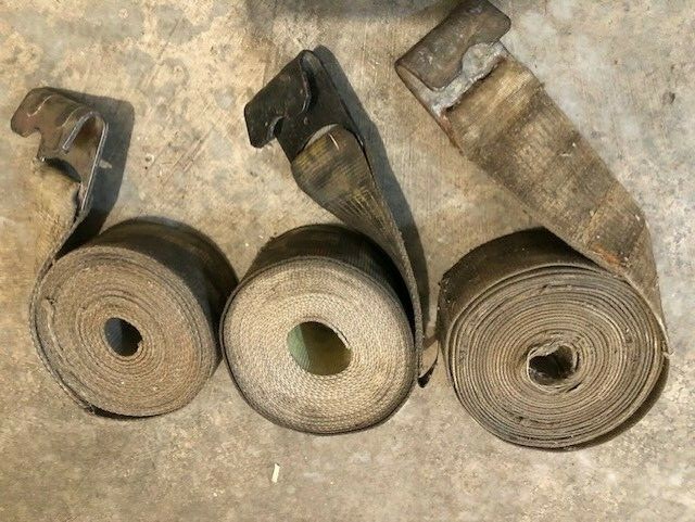 One 4 Inch Winch Strap Flat Hook 5,400lb Work Load Limit, 30ft,