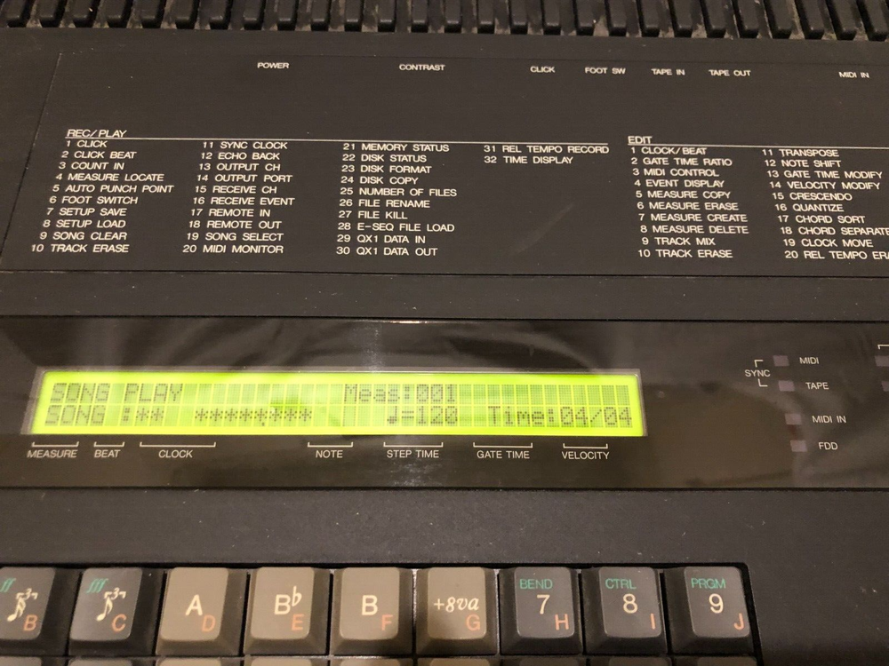 Yamaha QX3 Midi Sequencer