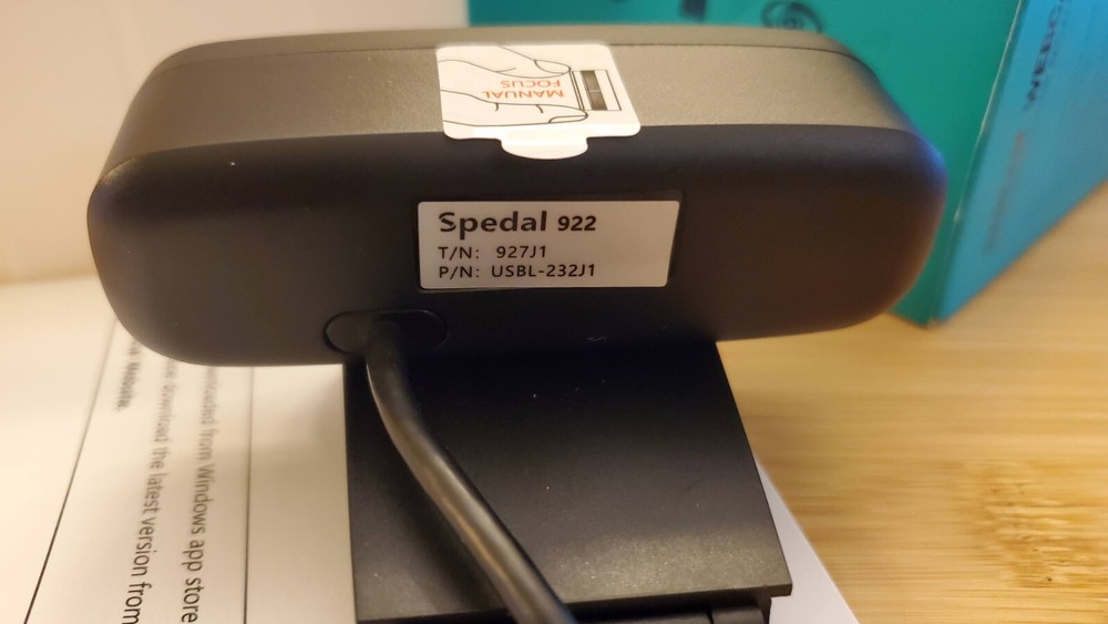 Spedal 922 Stream Webcam 1080p Dual Microphones