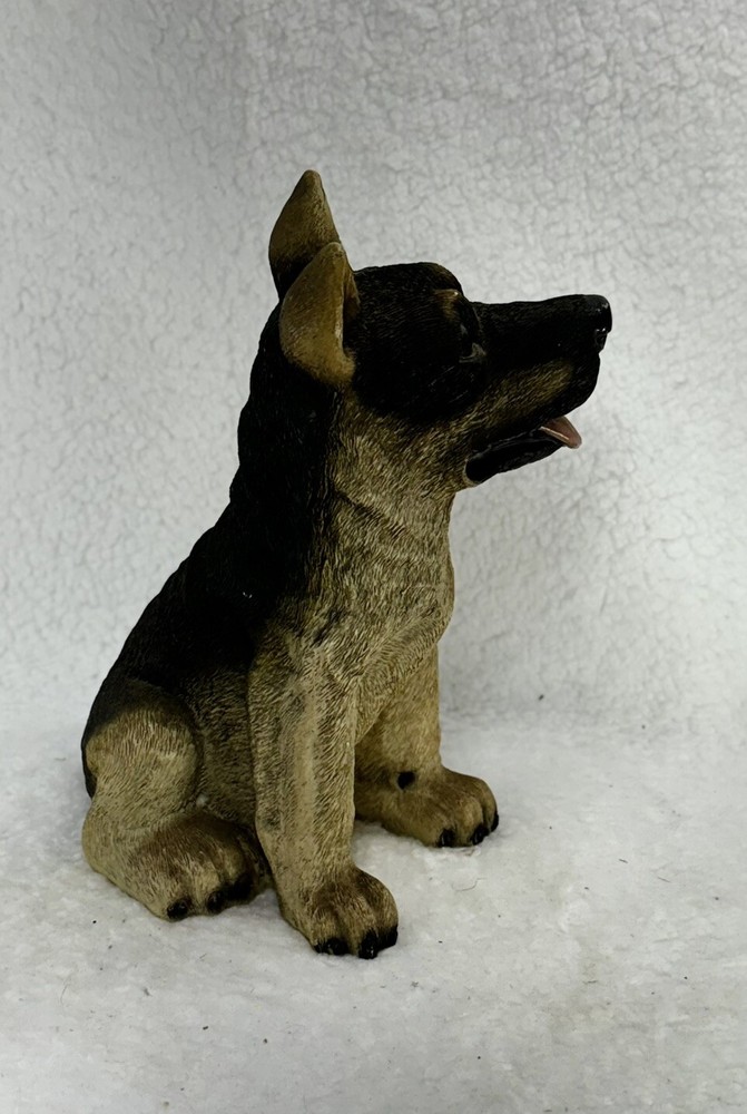 German Shepherd Poly Resin Dog Statue