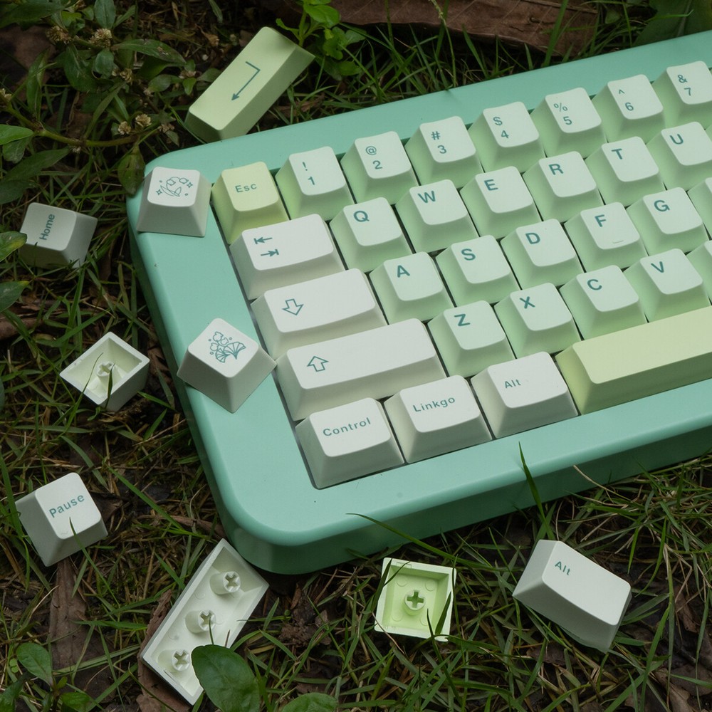 Ginkgo Theme Keycaps 143Pcs/set PBT Cherry Profile