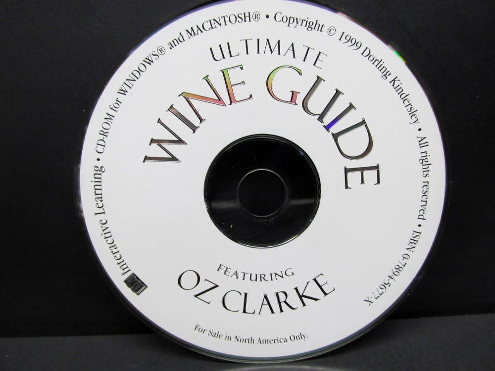 Ultimate Wine Guide, CD-ROM, Windows & Macintosh, D.K. Interactive Learnng 1999